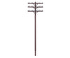 Walthers Scenemaster 4185 Telegraph Poles And Cross Arms -- Kit Scenery Details