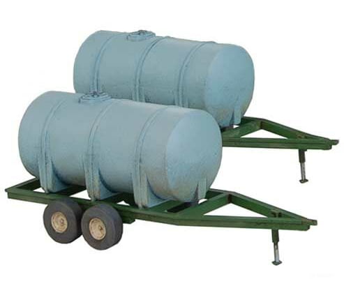 Walthers Scenemaster 4194 Liquid Fertilizer Trailers -- Kit Pkg(4) Scenery Details
