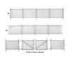Walthers Scenemaster 4204 Built-Up Chain Link Fence -- Kit - 44-1/4 112.3Cm Scenery Details