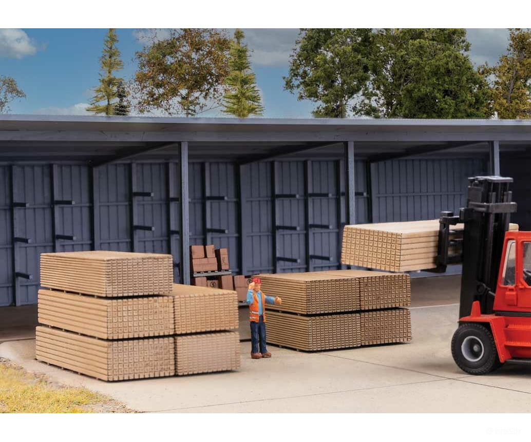 Walthers Scenemaster 4254 Lumber Load Kit Scenery Details