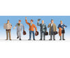 Walthers Scenemaster 6024 Business Travelers -- Pkg(6) Figures