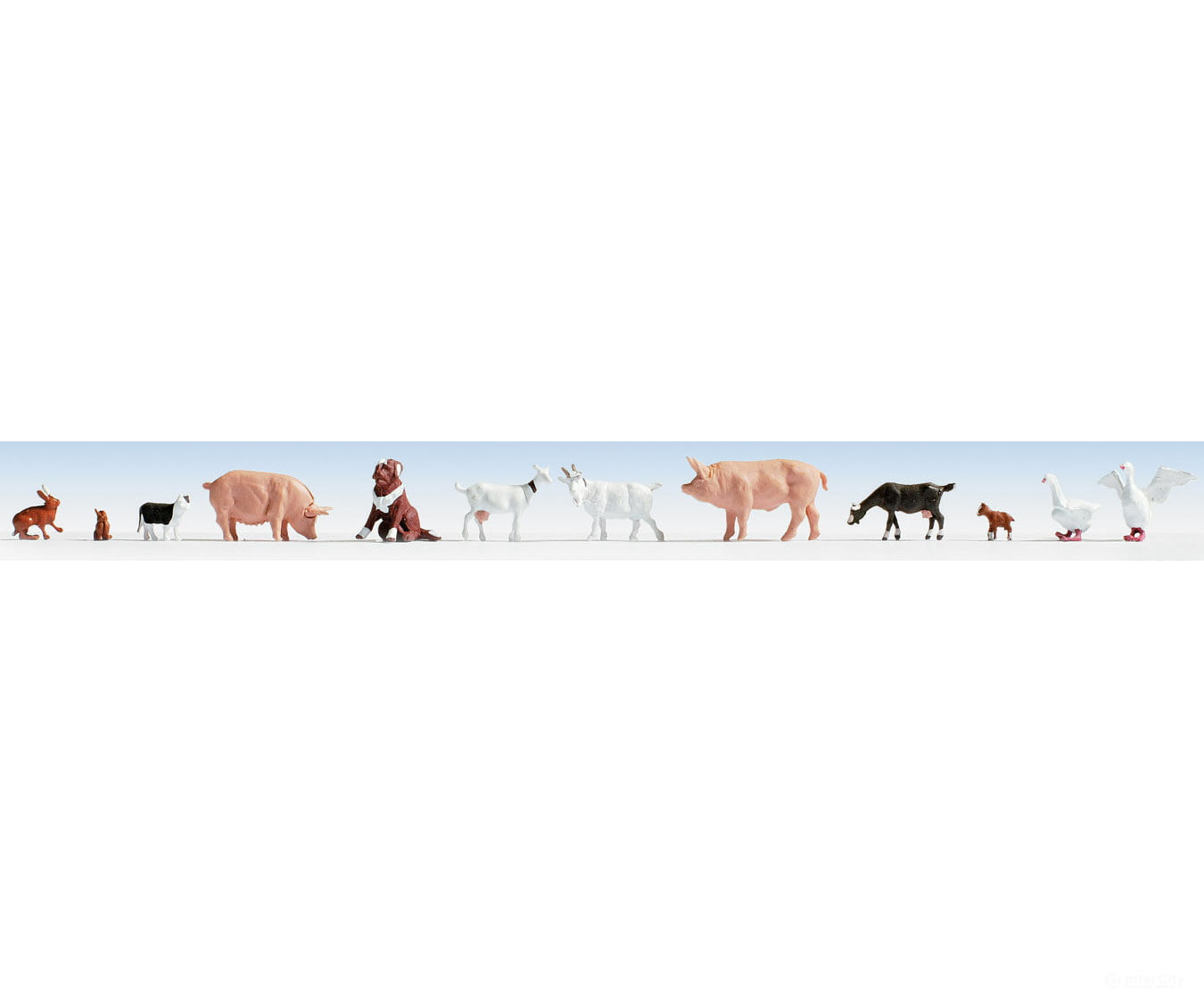 Walthers Scenemaster 6029 Farmhouse Animals -- Pkg(12) Figures