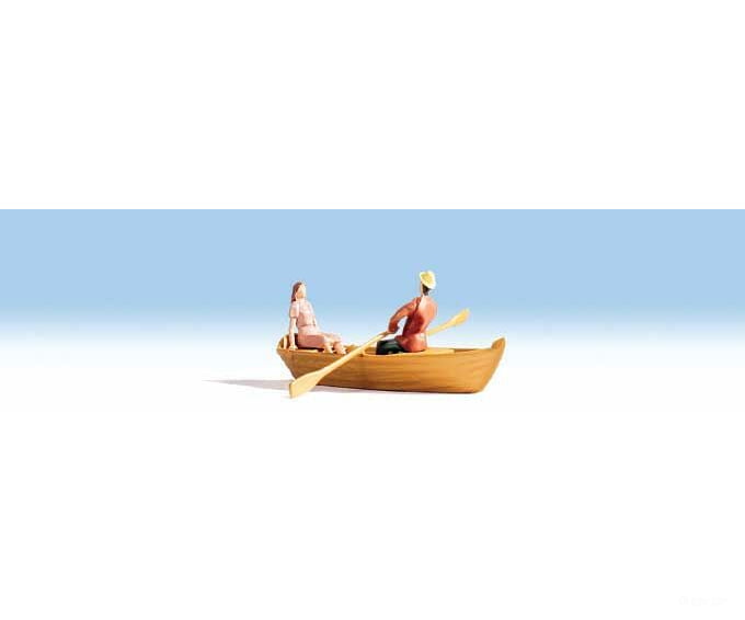 Walthers Scenemaster 6062 Row Boat And Two Passengers Figures