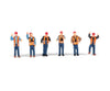 Walthers Scenemaster 6065 Railroad Yard Crew Pkg(6) Figures