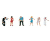 Walthers Scenemaster 6080 Zombies Pkg(6) Figures