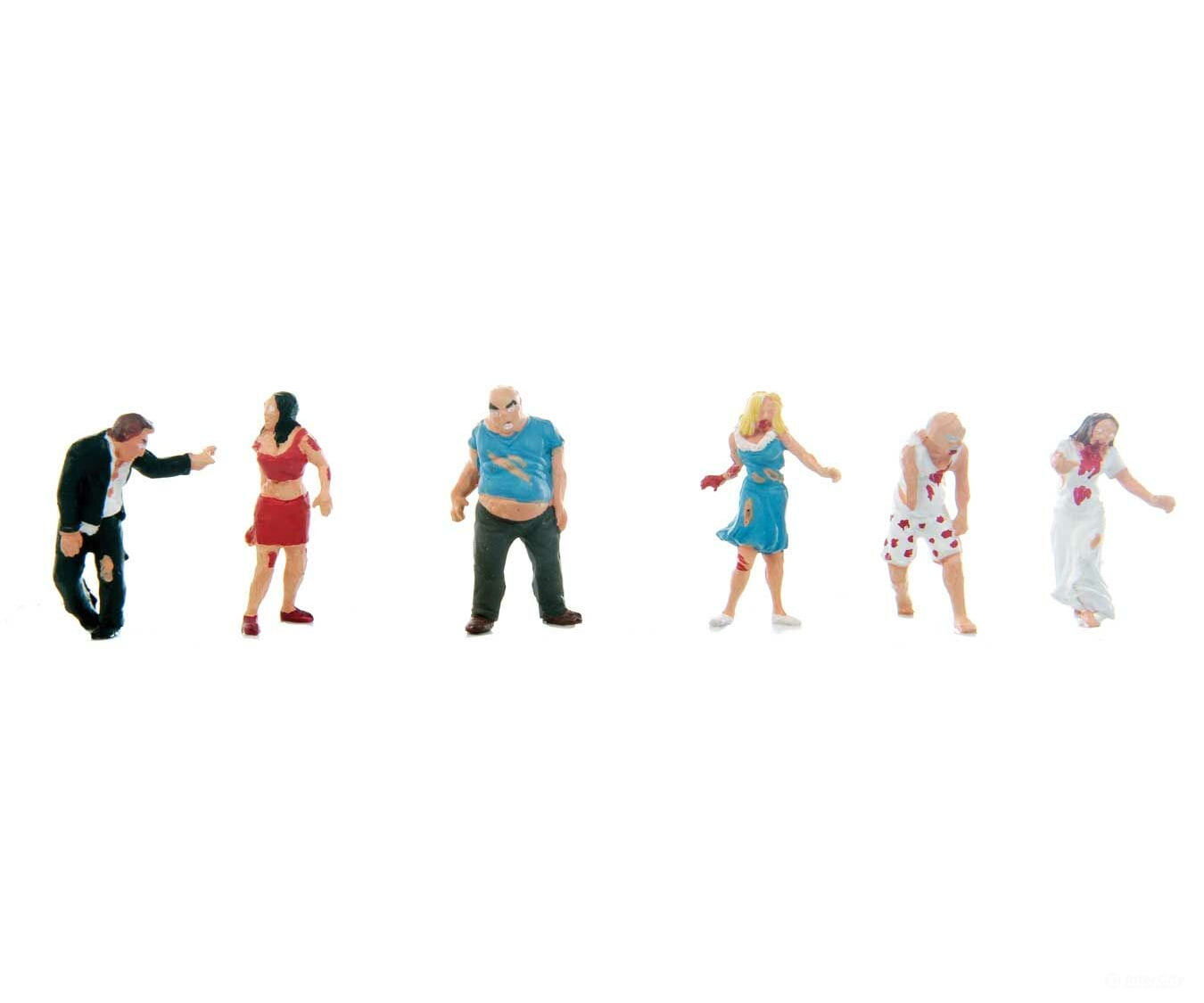 Walthers Scenemaster 6080 Zombies Pkg(6) Figures