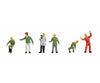 Walthers Scenemaster 6088 Working People -- Loading Crew Pkg(6) Figures