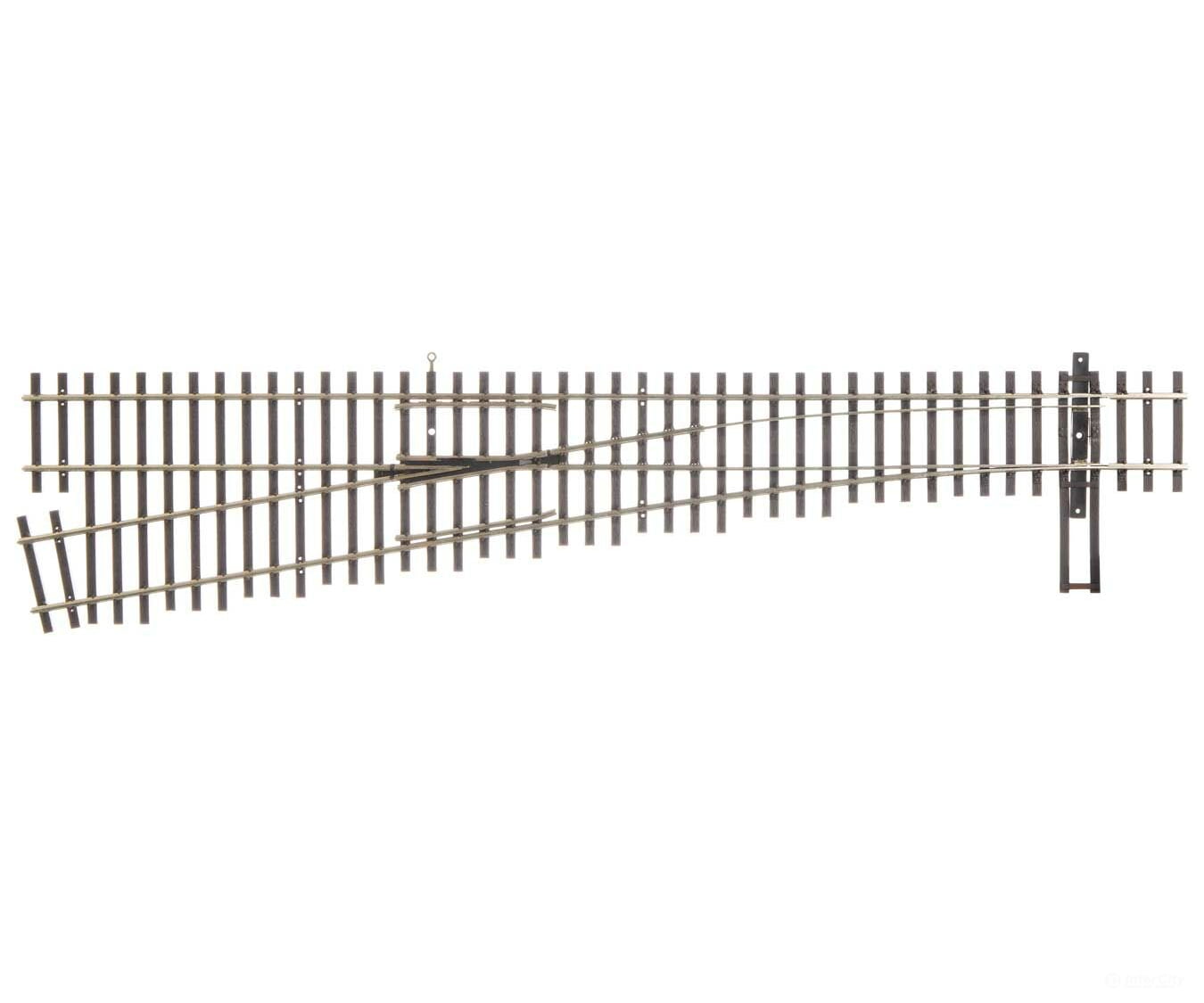 Walthers Scenemaster 70017 Code 70 Nickel Silver Dcc Friendly Number 6 Turnout -- Left Hand Track &