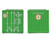 Walthers Scenemaster 8002 20’ Corrugated Container With Flat Panel - Assembled -- Evergreen