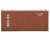 Walthers Scenemaster 8004 20’ Corrugated Container With Flat Panel - Assembled -- Triton (Brown