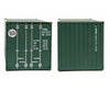Walthers Scenemaster 8008 20’ Corrugated Container With Flat Panel - Assembled -- Linea Mexicana