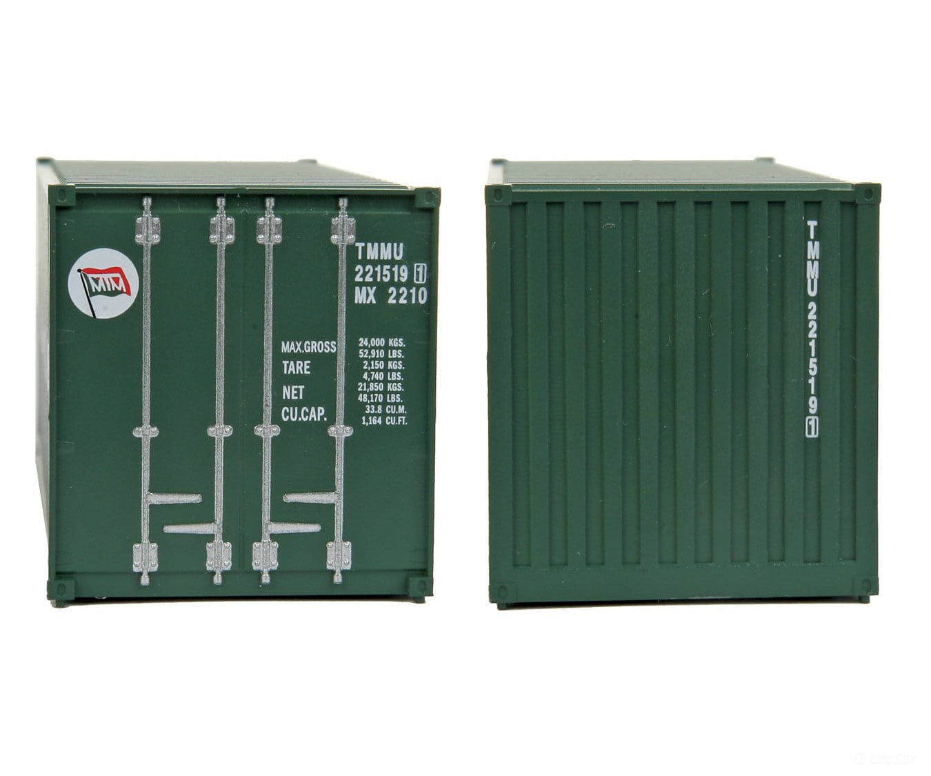 Walthers Scenemaster 8008 20’ Corrugated Container With Flat Panel - Assembled -- Linea Mexicana