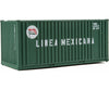 Walthers Scenemaster 8008 20’ Corrugated Container With Flat Panel - Assembled -- Linea Mexicana
