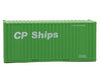 Walthers Scenemaster 8010 20’ Corrugated Container With Flat Panel - Assembled -- Cp Ships (Green