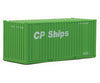 Walthers Scenemaster 8010 20’ Corrugated Container With Flat Panel - Assembled -- Cp Ships (Green