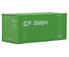 Walthers Scenemaster 8010 20’ Corrugated Container With Flat Panel - Assembled -- Cp Ships (Green
