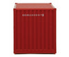 Walthers Scenemaster 8013 20’ Corrugated Container With Flat Panel - Assembled -- K-Line (Red