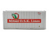 Walthers Scenemaster 8014 20’ Corrugated Container With Flat Panel - Assembled -- Mitsui Osk