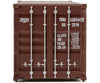 Walthers Scenemaster 8053 20’ Corrugated Container - Assembled -- Triton (Brown White) Freight