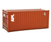 Walthers Scenemaster 8061 20’ Corrugated Container - Assembled -- American President Lines (Brown