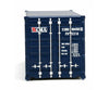 Walthers Scenemaster 8062 20’ Corrugated Container - Assembled -- Cma (Blue White Red) Freight