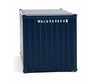 Walthers Scenemaster 8066 20’ Corrugated Container - Assembled -- Wan Hai (Blue White Red A