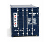 Walthers Scenemaster 8066 20’ Corrugated Container - Assembled -- Wan Hai (Blue White Red A