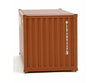 Walthers Scenemaster 8067 20’ Corrugated Container - Assembled -- Xtra Leasing (Brown White)