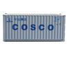 Walthers Scenemaster 8071 20’ Corrugated Container - Assembled -- China Ocean Shipping Company