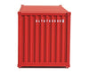 Walthers Scenemaster 8073 20’ Corrugated Container - Assembled -- K-Line (Red White) Freight