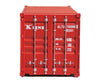 Walthers Scenemaster 8073 20’ Corrugated Container - Assembled -- K-Line (Red White) Freight