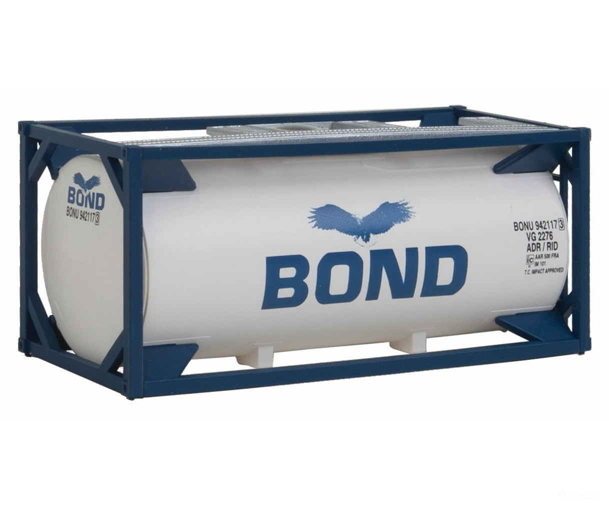 Walthers Scenemaster 8103 20’ Tank Container - Kit -- Bond Freight Loads & Containers