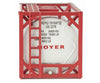 Walthers Scenemaster 8108 20’ Tank Container - Kit -- Hoyer (White Red) Freight Loads & Containers