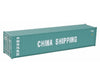 Walthers Scenemaster 8151 40’ Corrugated Container - Assembled -- China Shipping (Green White)