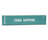 Walthers Scenemaster 8151 40’ Corrugated Container - Assembled -- China Shipping (Green White)