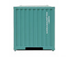 Walthers Scenemaster 8151 40’ Corrugated Container - Assembled -- China Shipping (Green White)