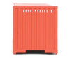 Walthers Scenemaster 8152 40’ Corrugated Container - Assembled -- Genstar (Orange Blue White)