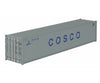 Walthers Scenemaster 8155 40’ Corrugated Container - Assembled -- China Ocean Shipping Co.