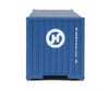 Walthers Scenemaster 8158 40’ Corrugated Container - Assembled -- Hanjin Freight Loads & Containers