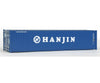 Walthers Scenemaster 8158 40’ Corrugated Container - Assembled -- Hanjin Freight Loads & Containers