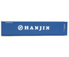 Walthers Scenemaster 8158 40’ Corrugated Container - Assembled -- Hanjin Freight Loads & Containers