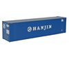 Walthers Scenemaster 8208 40’ Hi Cube Corrugated Container W/Flat Roof - Assembled -- Hanjin
