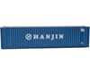 Walthers Scenemaster 8208 40’ Hi Cube Corrugated Container W/Flat Roof - Assembled -- Hanjin