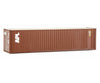 Walthers Scenemaster 8213 40’ Hi-Cube Corrugated Container W/Flat Roof - Assembled -- American