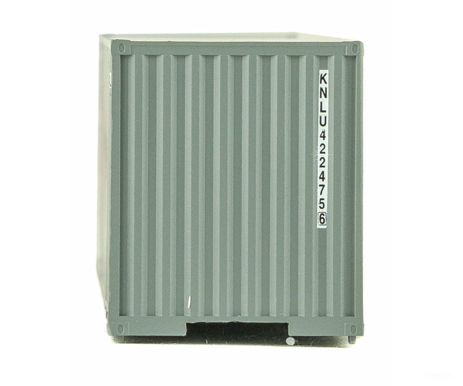 Walthers Scenemaster 8219 40’ Hi-Cube Corrugated Container W/Flat Roof - Assembled -- Nedlloyd