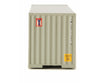 Walthers Scenemaster 8221 40’ Hi-Cube Corrugated Container W/Flat Roof - Assembled -- Yang Ming