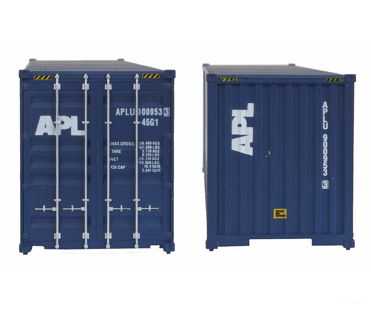 Walthers Scenemaster 8251 40’ Hi Cube Corrugated Side Container - Assembled -- American President