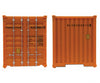 Walthers Scenemaster 8254 40’ Hi Cube Corrugated Side Container - Assembled -- Hapag-Lloyd