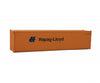 Walthers Scenemaster 8254 40’ Hi Cube Corrugated Side Container - Assembled -- Hapag-Lloyd