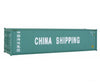 Walthers Scenemaster 8256 40 Hi Cube Corrugated Side Container - Assembled -- China Shipping Freight